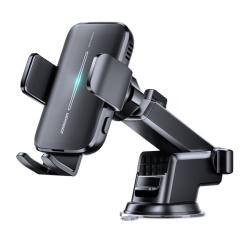 JOYROOM autós tartó (15W, tapadókorongos, műszerfalra, automata, wireless, LED, 4.7-6.8