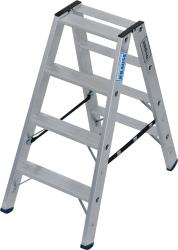 Krause Stabilo 2x4 lépcsőfokos létra, két oldalon járható, 225 kg terhelhetőség (135117)