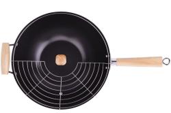 MPM wok 35 cm, fedővel és ráccsal (SPC-3)
