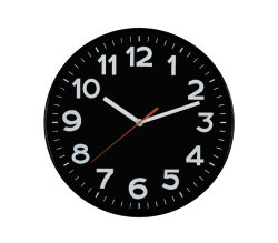 Home falióra, 30cm, fekete (AWC300BK)