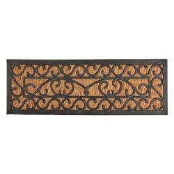 Kókuszrost és gumi lábtörlő, classic mintával, 75x25cm (701-249 - RB168)
