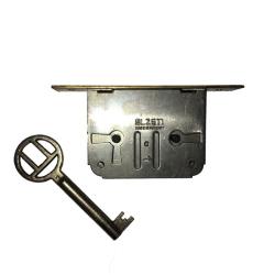 Bútorzár bevéső 55x43 mm II. oszt. (8349002)