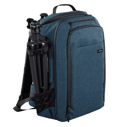 Dörr Prag PRO fotós hátizsák, 20L, esővédő huzattal, kék (D464085-B)