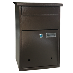 Postaláda álló pilis 28 x 38 cm, bronz, névtartóval (3490025)