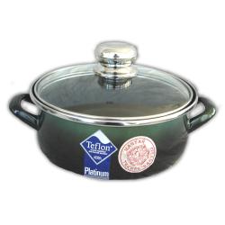 Bonyhádi Platinum lábas + üvegfedő  20 cm (512020045)