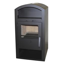 Natasa íves kandalló, szürke (TRG-KAND-019)