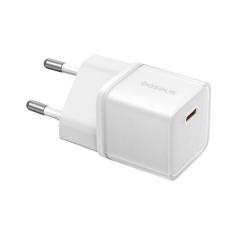 Baseus GaN5S hálózati töltő Type-C aljzat (20W, PD gyorstöltő 3.0, GaN5S) FEHÉR