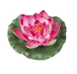 Velda lótusz virág, fuxia 20cm (123668)