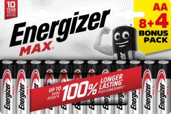 Energizer Max ceruzaelem AA 12db/csomag (NZAXAA08)