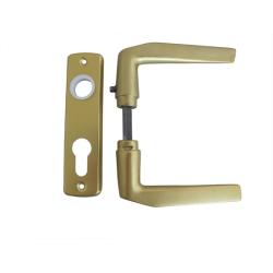 AL-LOY SB ajtókilincs 410 + ajtócím lővér cilinderlyukas F3 eloxált (3986634)