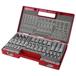 Fortum dugókulcs és bitdugófej készlet 32 db-os (4700020)