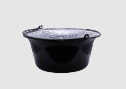 Bonyhádi zománcozott bogrács 22L