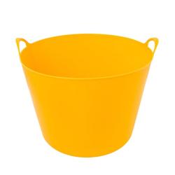 Flexibilis műanyagkosár 42 literes sárga (3393293)