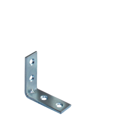 Székszegletvas   25 x 25mm horganyzott (3252300)