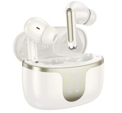 HOCO EQ10 bluetooth fülhallgató SZTEREO (v5.3, TWS, mikrofon, LED kijelző + töltőtok) FEHÉREQ10_W