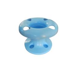 Fogkefe- és fogkrémtartó műanyag világoskék (113)