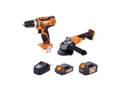 Villager VLN 3220+VLN4320 FUSE akkus fúró+sarokcsiszoló szett (060108)