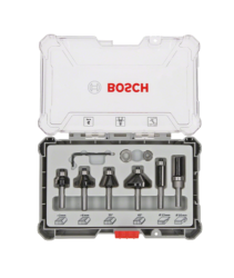 Bosch színelő és szélező alakmaróbetét 6 db-os készlet, 8 mm-es szárral  (2607017469)