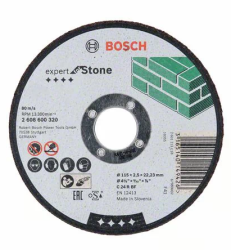 Bosch Darabolótárcsa, egyenes, Expert for Stone  115 mm X 2,5 mm (2608600320)