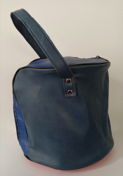 Bonyhádi ételhordó táska, kék