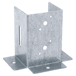 DMX Oszloptalp lecsavarozható állítható nyitott 101 x 95 x 152 mm horganyzott (3217580)