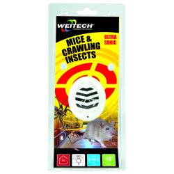 Weitech ultrahangos kártevő riasztó, 45 m2 (WK0523)