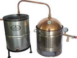 Panka pálinkafőző 30 L-es kétlépcsős, 50 L-es hűtővel (14586)