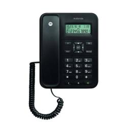 Motorola CT202 vezetékes telefon, asztali, fekete (MOT-2020-999)