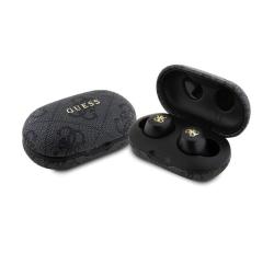 GUESS METAL LOGO bluetooth fülhallgató SZTEREO (v5.3, TWS, mikrofon, zajszűrő, IPX5 vízálló + töltőt