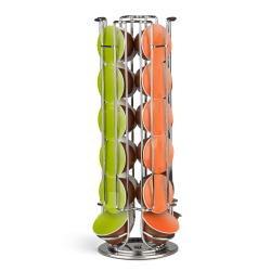 Bewello fém kávékapszula tartó 24db-os, állvány, króm (BW1001B)