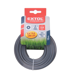 Extol Premium damil szegélynyíró géphez 3,0 mm, kör keresztmetszetű, 15m (8870905)