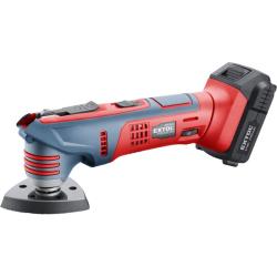 Extol Premium akkus multifunkciós szerszámgép, 20V, Li-ion, 1db akku, 1db töltő, 2000 mAh, fordulats