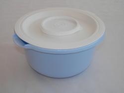 Keverőtál műanyag, kettős tetővel 3 l világoskék (290)