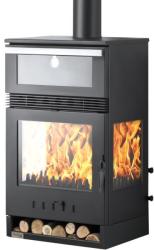 Warnex sütős üveges kandalló, levegőáramoltató ventilátorral (TEBA-KAND-003)