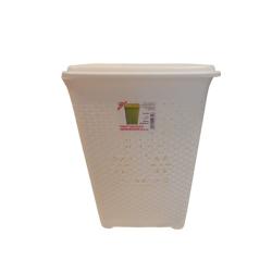 Fonott mintázatú szennyestartó  35L-es Fehér (935)