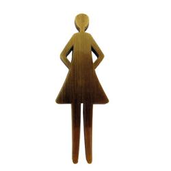 SB  piktogram öntapadós fém antik női (3943459)