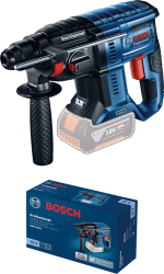 Bosch GBH 180-LI Akkus, szénkefementes fúrókalapács SDS-Plus kartondobozban Akku és töltő nélkül! (0