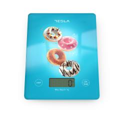 Tesla (KS100BL)  konyhai mérleg fánk mintás