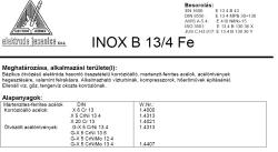 Elektróda INOX B 13/4 Fe 4.00 mm 5.4 kg (12816)