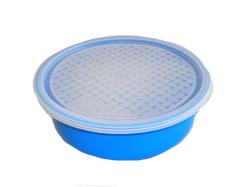 Frissentartó műanyagdoboz 2l kék (1187)