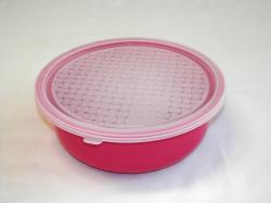 Frissentartó műanyagdoboz 2l pink (1187)