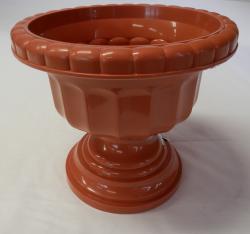 Görög váza, 25 cm, terrakotta műanyag (87)