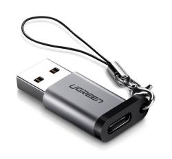 Ugreen adapter (USB - Type-C aljzat, adatátvitel és töltés) SÖTÉTSZÜRKE