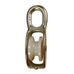 Kötélcsiga szimpla D=25 műanyag görgő d=7-hez 230kg (3317120)