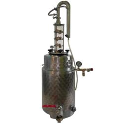 Panka pálinkafőző 50 L-es egylépcsős, Lux üveg toronnyal (15961)