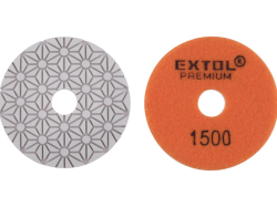 Extol Premium gyémánt csiszolókorong/polírkorong, tépőzáras, 100mm, P1500 (8803098)