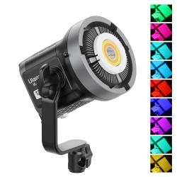 Ulanzi 120W rgb COB led lámpa, 2700K-6500K, HSI, 95CRI, 20 effekt, V-Mount, APP vezérlés, Bowens (UL