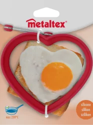 Metaltex Szilikon szív alakú tükörtojás forma (251011)