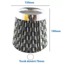 LG-MT2507C Direkt szűrő / Sport levegőszűrő karbon