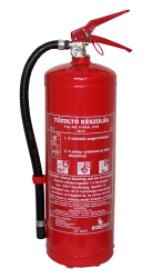 Rollexco 6 kg-os tűzoltó készülék (34A, 144B, C)
